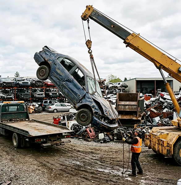 Trusted salvage car removal service in Kansas City, MO