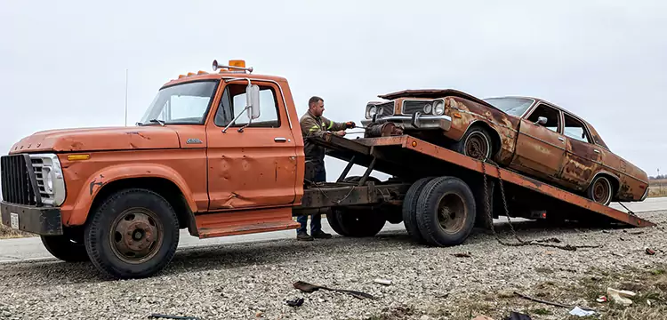 Water Damage Junk Car Removal in Kansas City