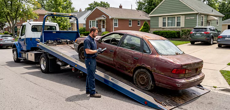 Non-Running Junk Vehicle Removal in Kansas City
